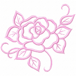 Flowers And Tree Embroidery Design 8